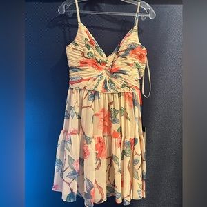 Mac Duggal Ieena Floral Tiered Dress